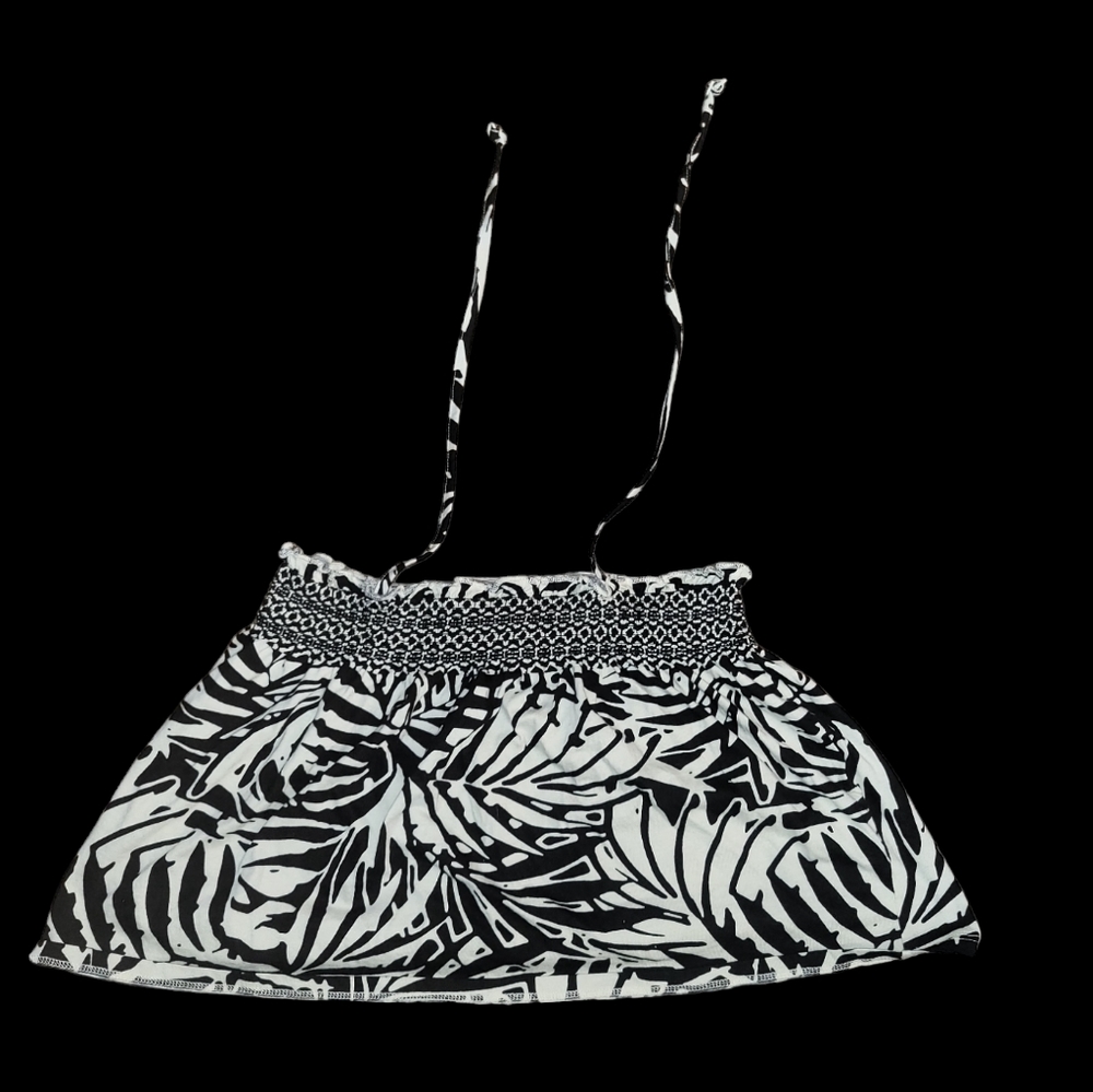 String Halter Crop Top